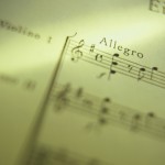 Image of sheet music to express a concept related to using a memory palace for memorizing music
