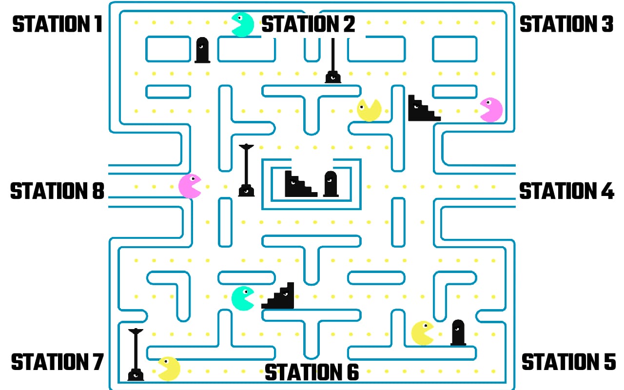 Virtual Memory Palace example based on a platform video game