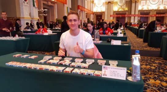 Alex Mullen, 3x World Memory Champion and student of Chinese