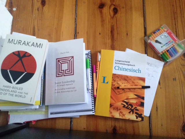 Anthony Metivier's study materials while using mnemonics for learning Mandarin Chinese