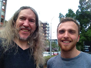 Anthony Metivier with Ben Fishel of ProjectMonkeyMind.com