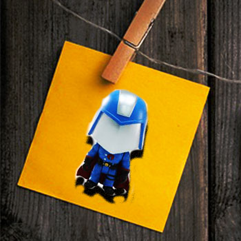 Immagine in evidenza per il Pegword Method Blog Post con Cobra Commander su una molletta da bucato