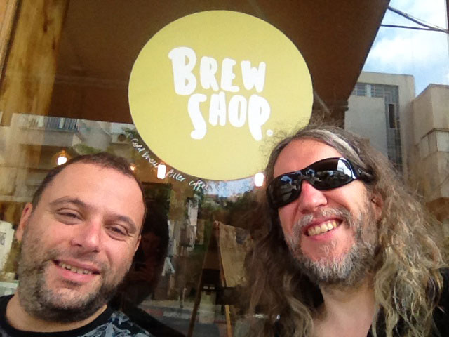 Anthony Metivier and Lev Goldentouch in a Tel Aviv Memory Palace
