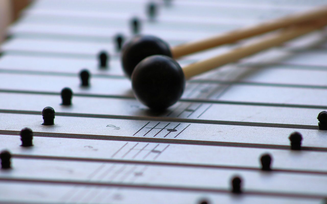 A xylophone, an example of an object you can associate with the letter X in your alphabet Memory Palace.