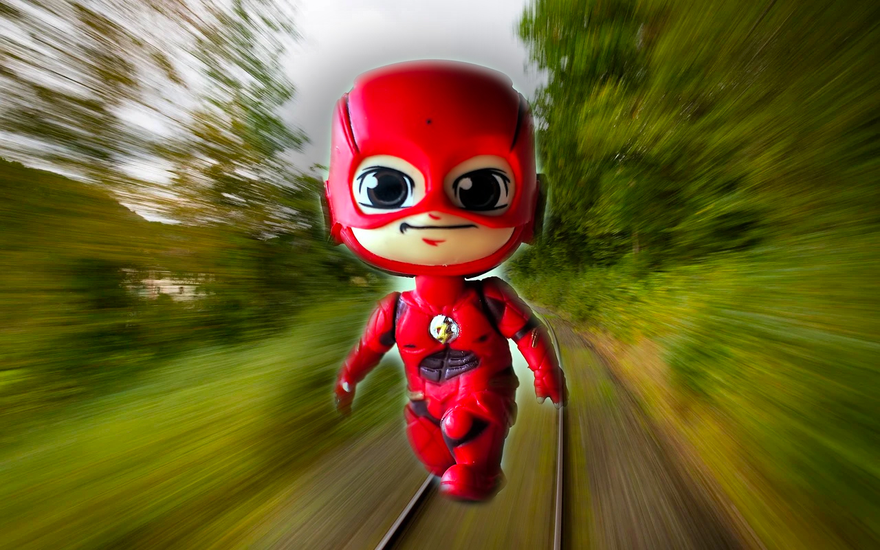 image of the flash to illustrate a concept related to reading faster