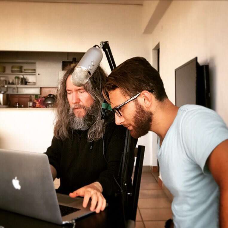 Jonathan Levi teaching Anthony Metivier an online speed reading technique