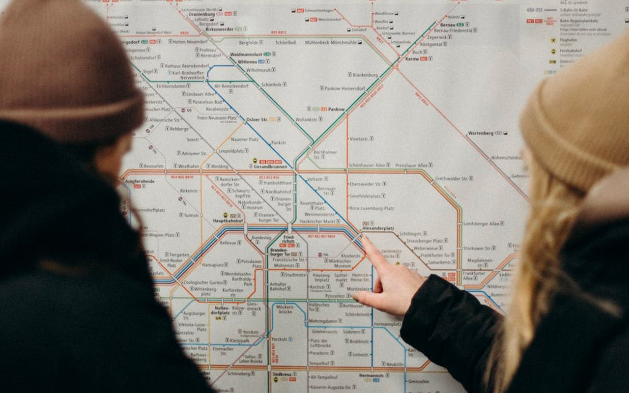 a station map