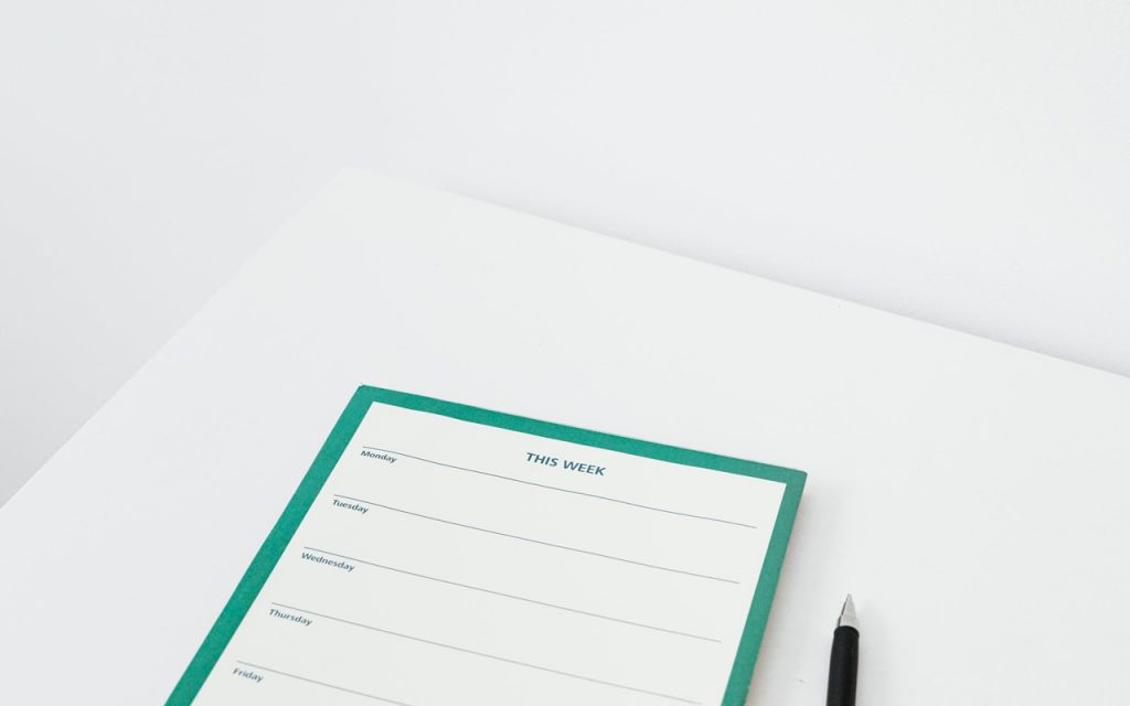 green weekly plan