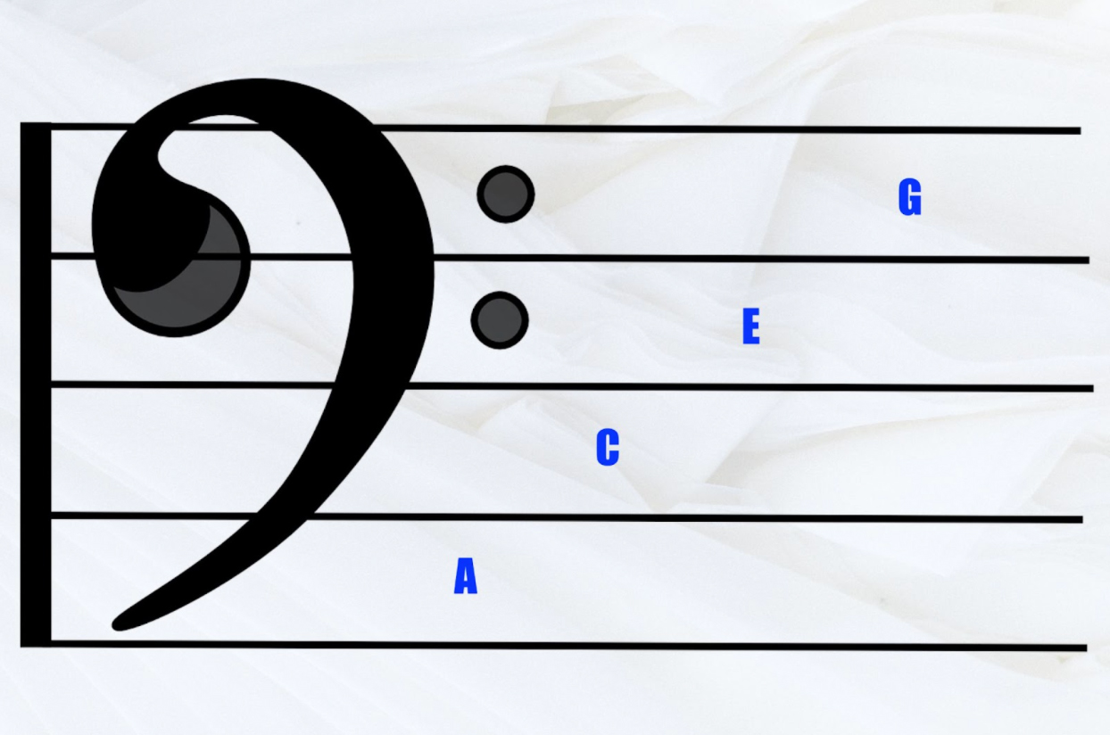 bass clef notes ACEG