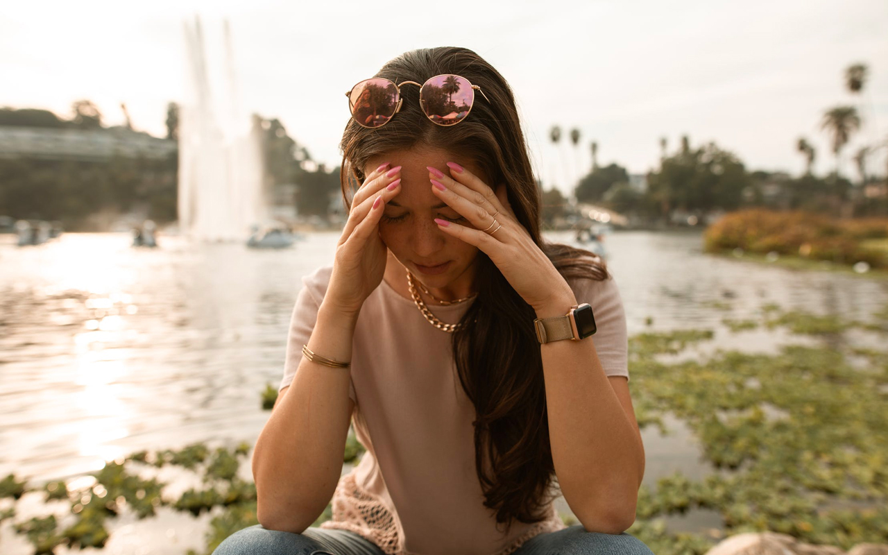 a woman doesn't feel well