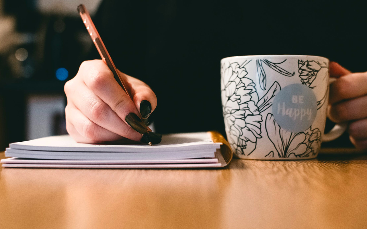writing by hand