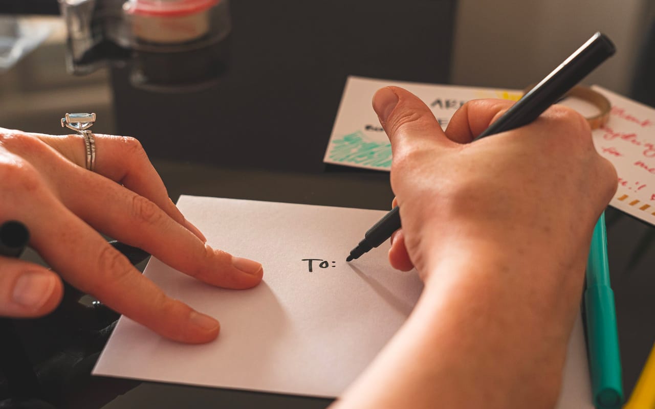 a letter to someone