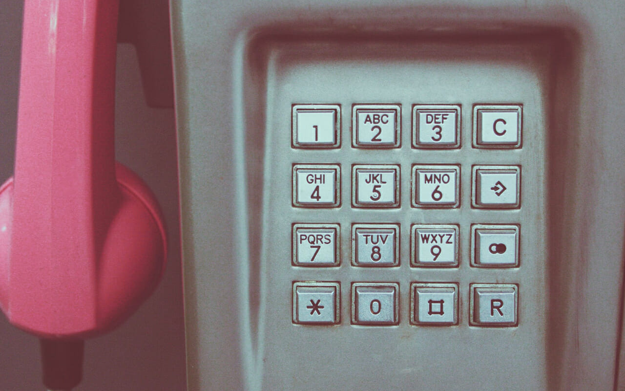 a pink phone