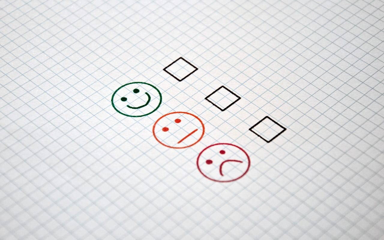 happy and sad faces