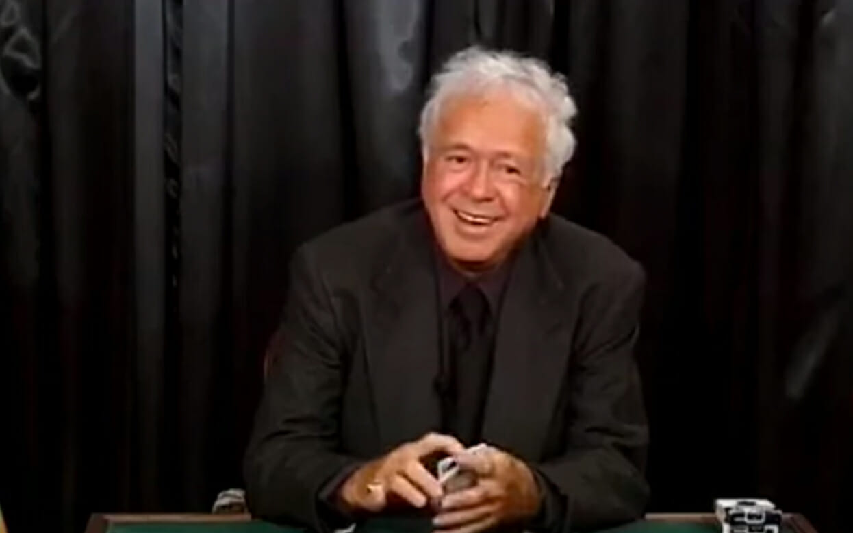 Harry Lorayne performing card magic