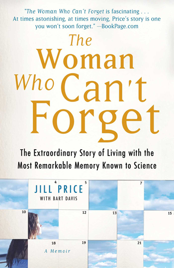 The Woman Who Can't Forget by Jill Price Book Cover