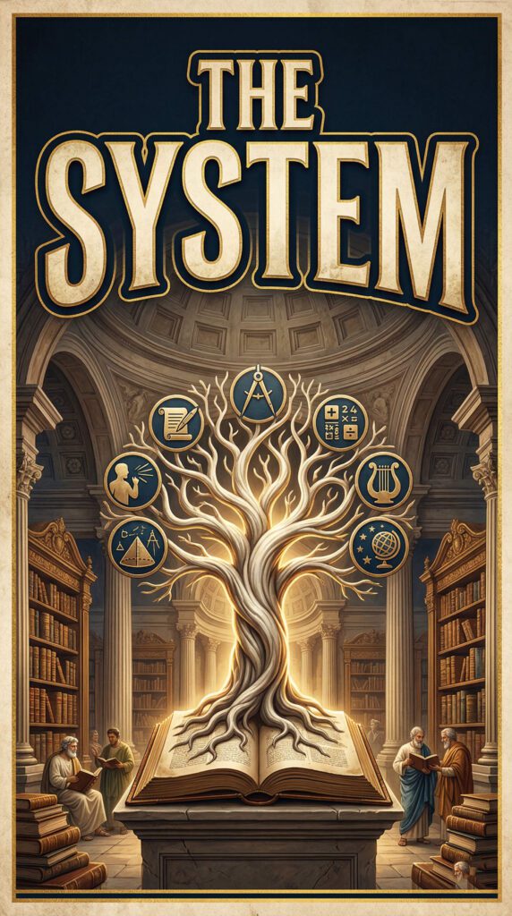 Cover graphic for The System, a free training in using classical educational structures to pick learning topics that create more meaning in your learning life